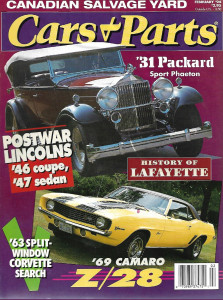 CARS & PARTS 1994 FEB - '31 PACKARD,LINCOLNS '46/'47, '63 SPLIT WINDOW, '69 Z28